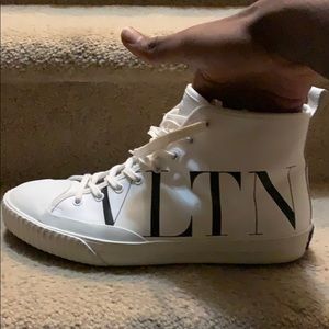 White Valentino High Tops